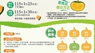 草屯鎮農會辦理-115年度美栗南瓜-全國栗南瓜品質評鑑競賽